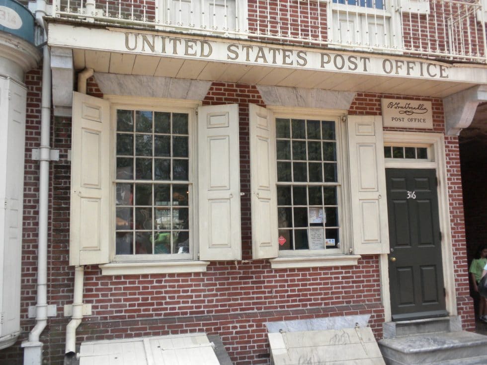 B. Free Franklin post office in Philadelphia - the first U.S. PO
