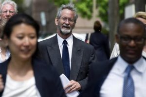 Douglas Hughes arrives at the Federal Courthouse in Washington, Thursday, April 21, 2016