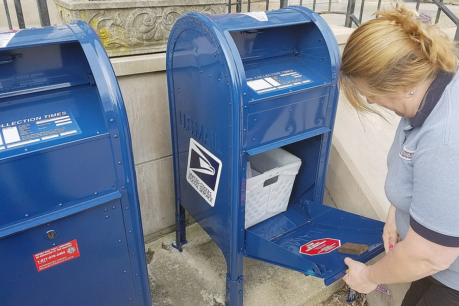 Usps Collection Boxes Receive Clean Up Restoration 21st Century Postal Worker