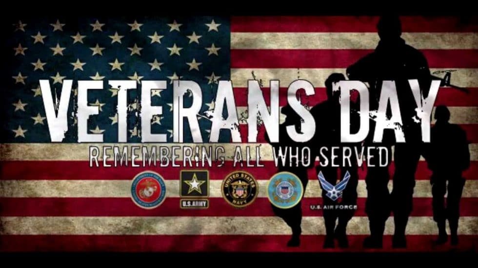 Veterans’ Day Observed on Saturday November 11 Postal Retail and