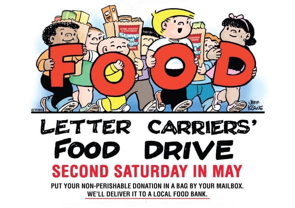 NALC 30th annual Letter Carriers’ Stamp Out Hunger Food Drive is May