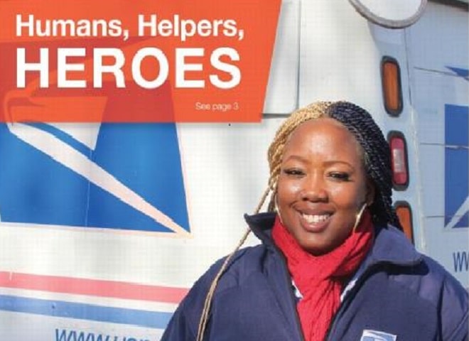 Postal Bulletin: Humans, Helpers, Heroes
