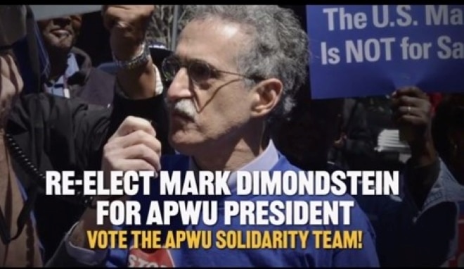 National Business Agent Pete Coradi Endorsement of Mark Dimondstein and the Solidarity Team