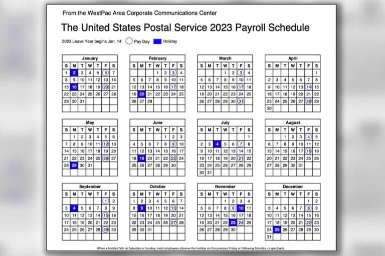 usps-calendar-shows-2023-payroll-schedule-21st-century-postal-worker